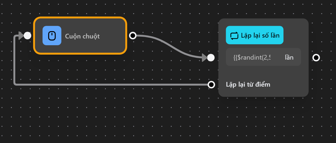 Repeat task block example
