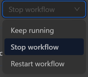 workflow settings
