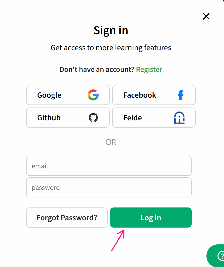 login