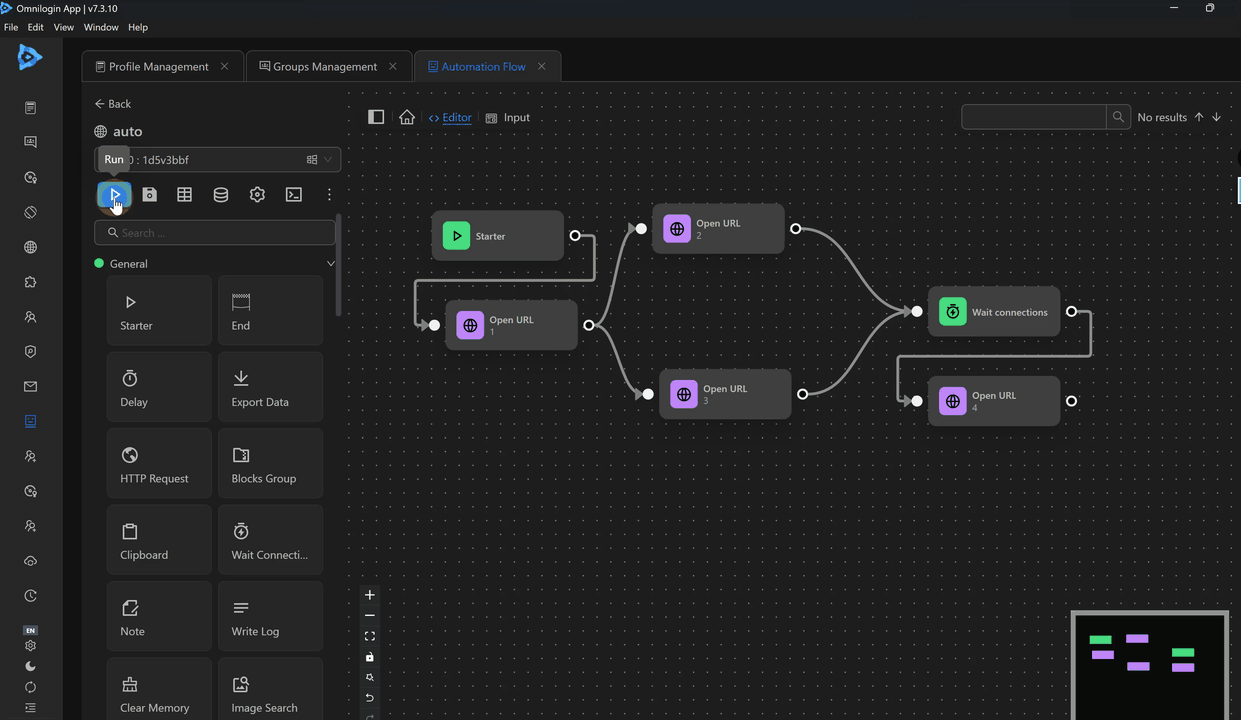 specific flow enable