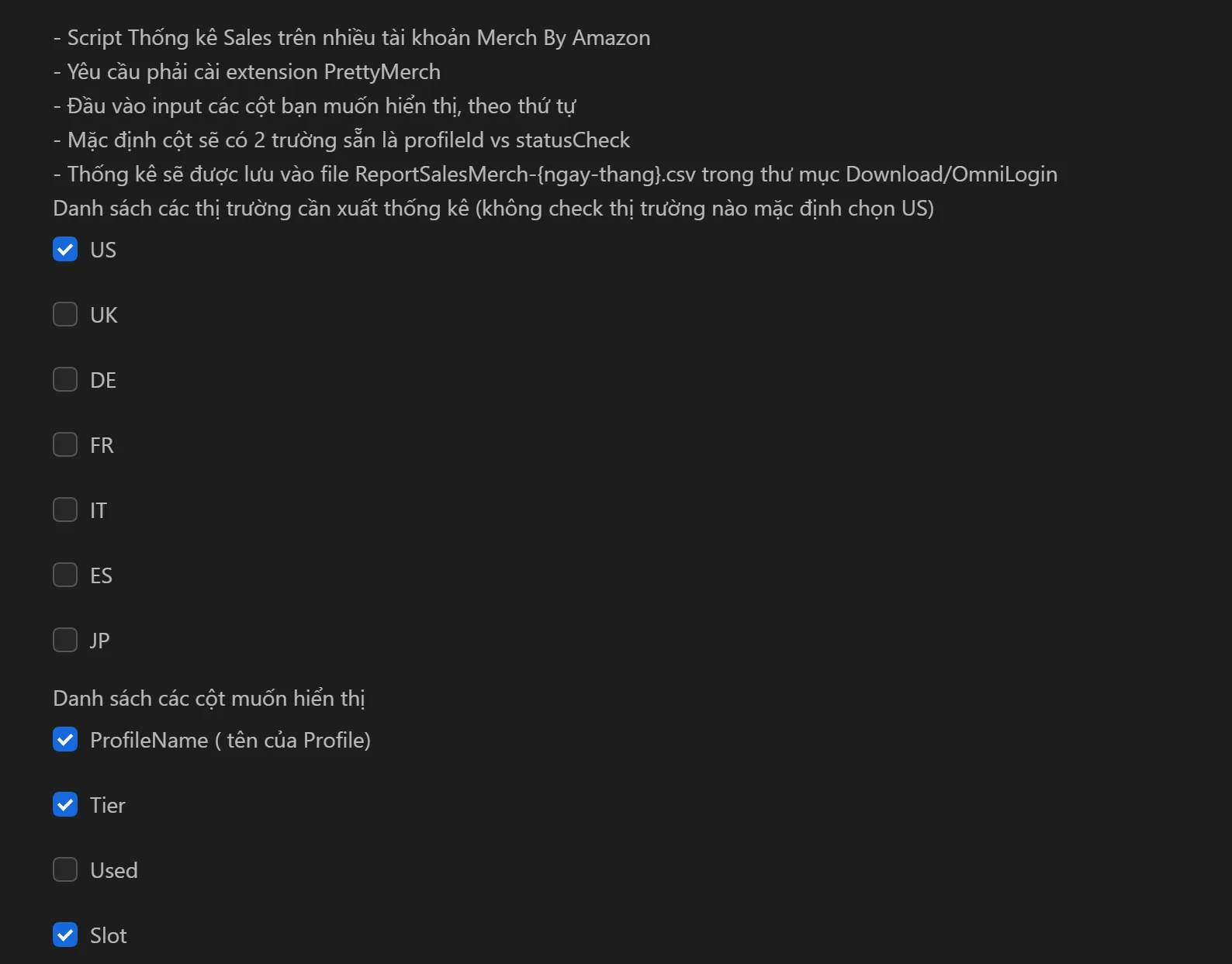 Merch by Amazon sales analytics dashboard showing consolidated account data